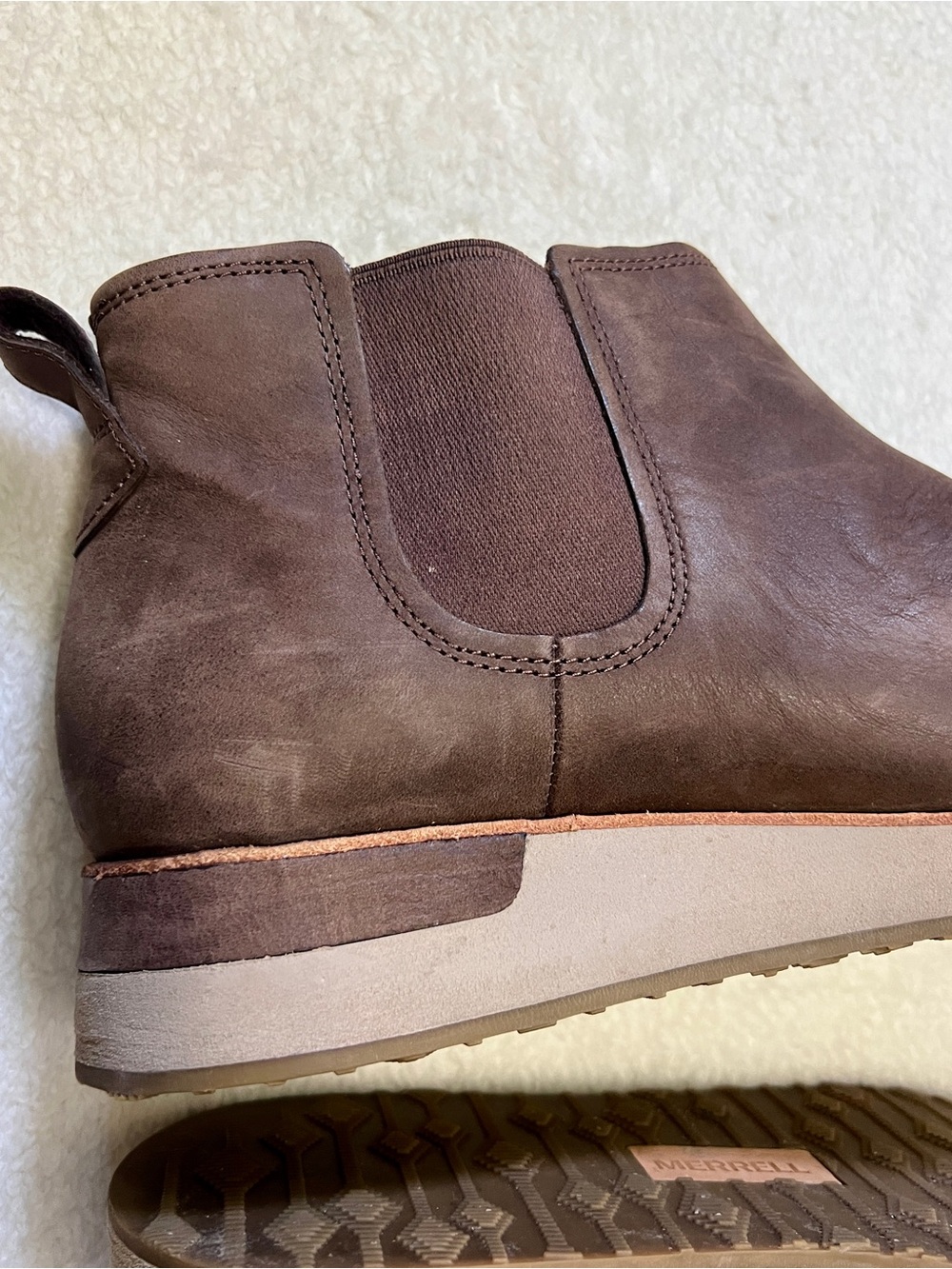 Merrell Women's Brown Roam Chelsea Ankle Boots - Size 11 - Picture 7 of 14